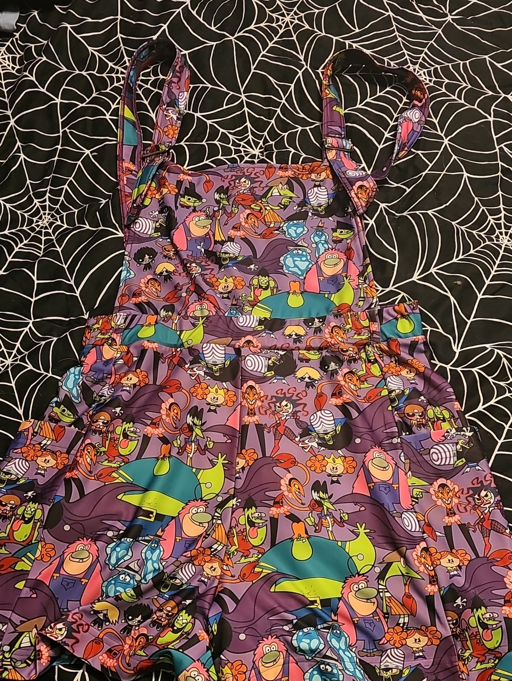 L BNWT powerpuff Girls Overalls Blackmilk Clothing - Picture 1 of 4